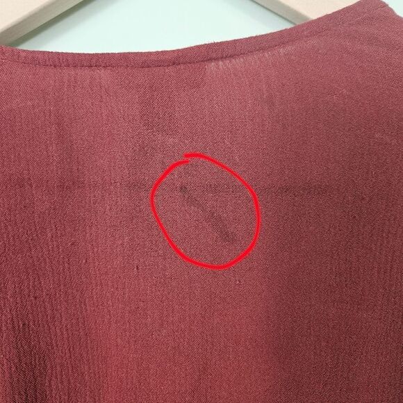 Torrid Crinkle Gauze Lace Inset Surplice Top. Brown 3X - Picture 11 of 16